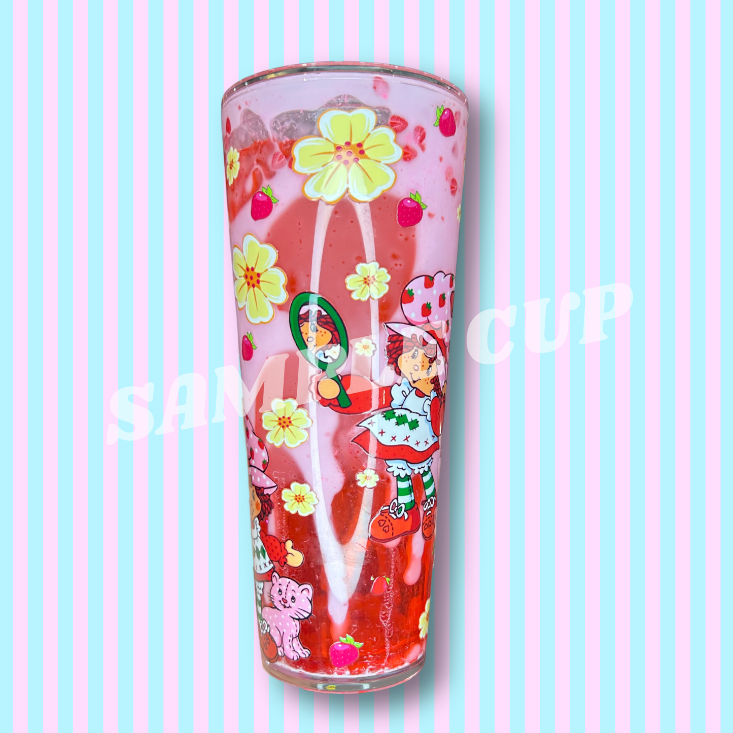 24oz - Acrylic Stadium - Snow Globe - Clear Lid
