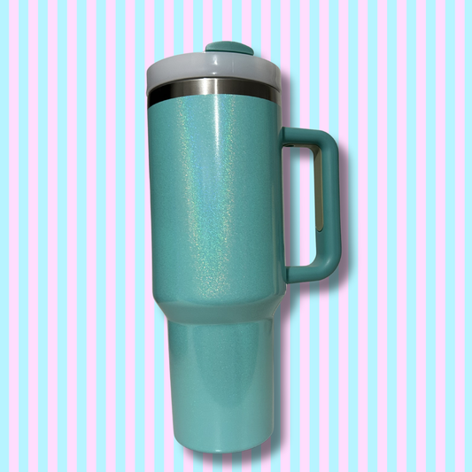 40oz Shimmer Handle - Stainless Steel