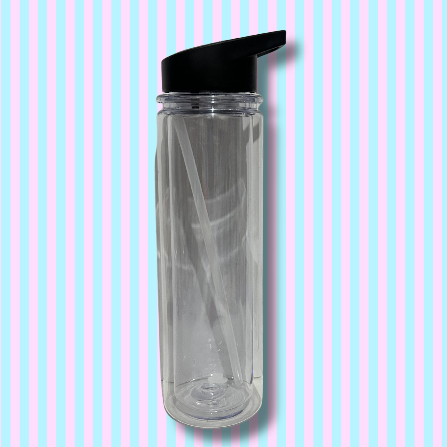 500ml Large Acrylic Drink Bottle - Snow Globe