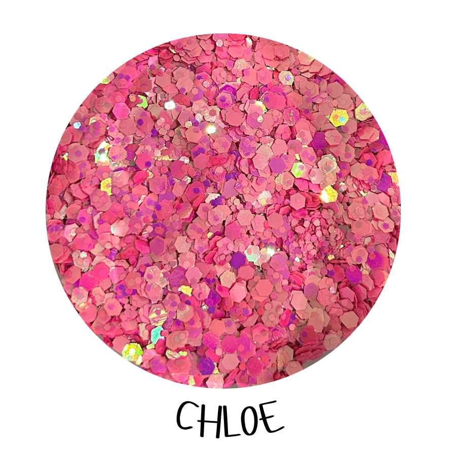 SipsByChlo - Chunky Glitter Mix - PINKS