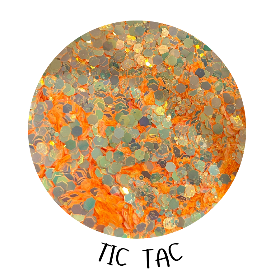 SipsByChlo - Chunky Glitter Mix - ORANGES