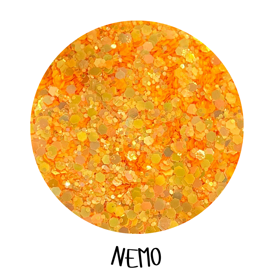 SipsByChlo - Chunky Glitter Mix - ORANGES