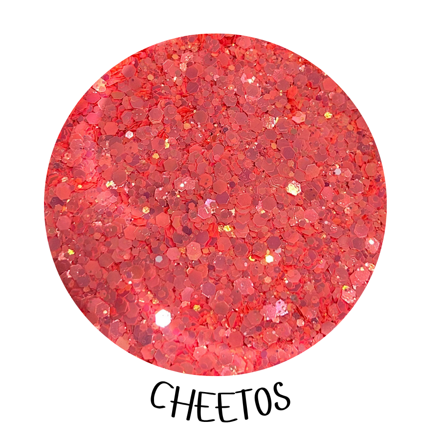 SipsByChlo - Chunky Glitter Mix - ORANGES