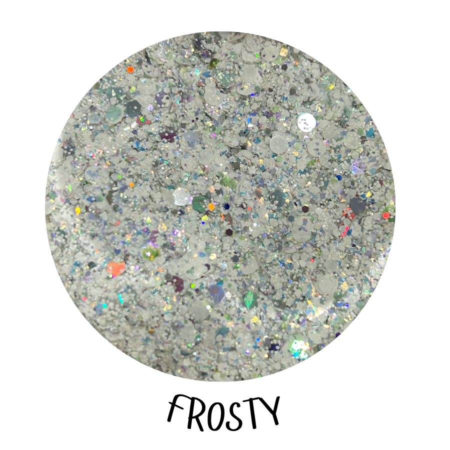 SipsByChlo - Chunky Glitter Mix - SILVERS