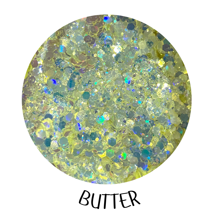 SipsByChlo - Chunky Glitter Mix - YELLOWS