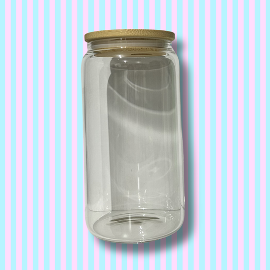 16oz Clear Glass Tumbler