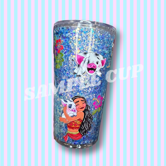 16oz - Acrylic Stadium - Snow Globe