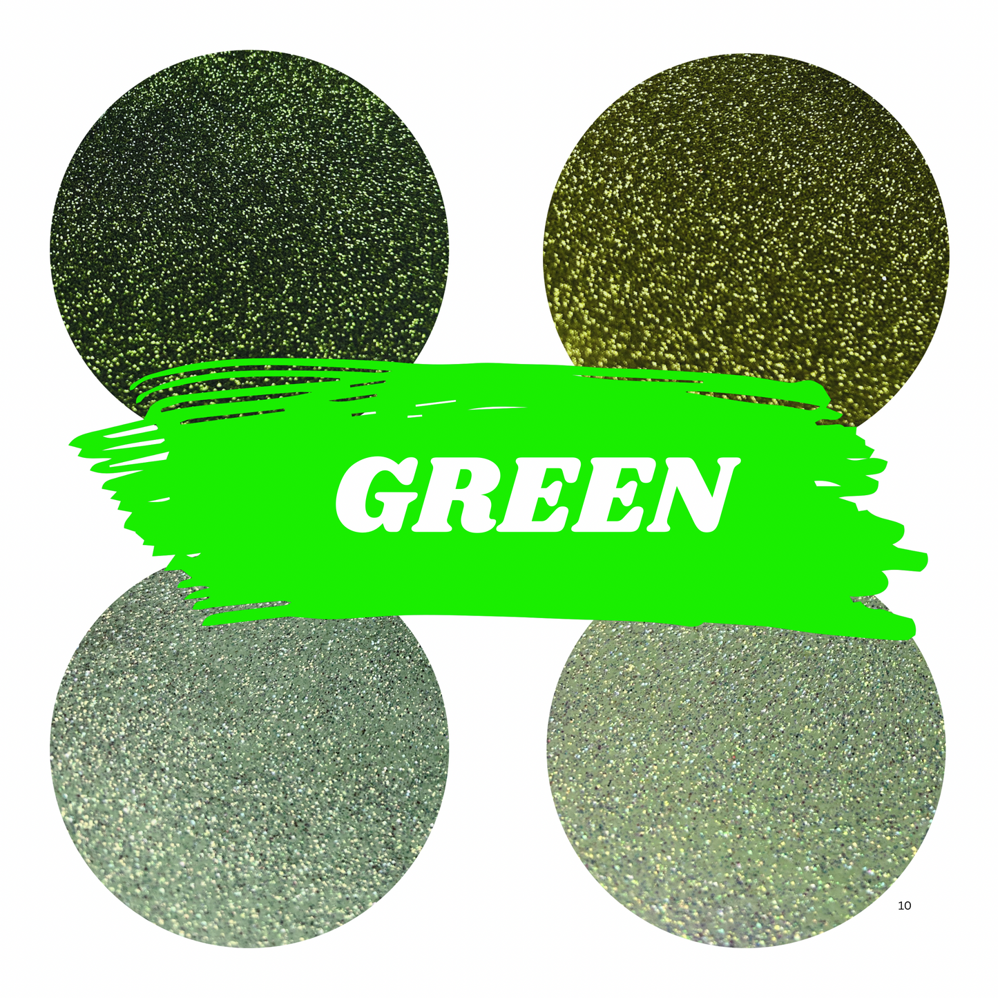 SipsByChlo - Ultra Fine Glitter - GREENS