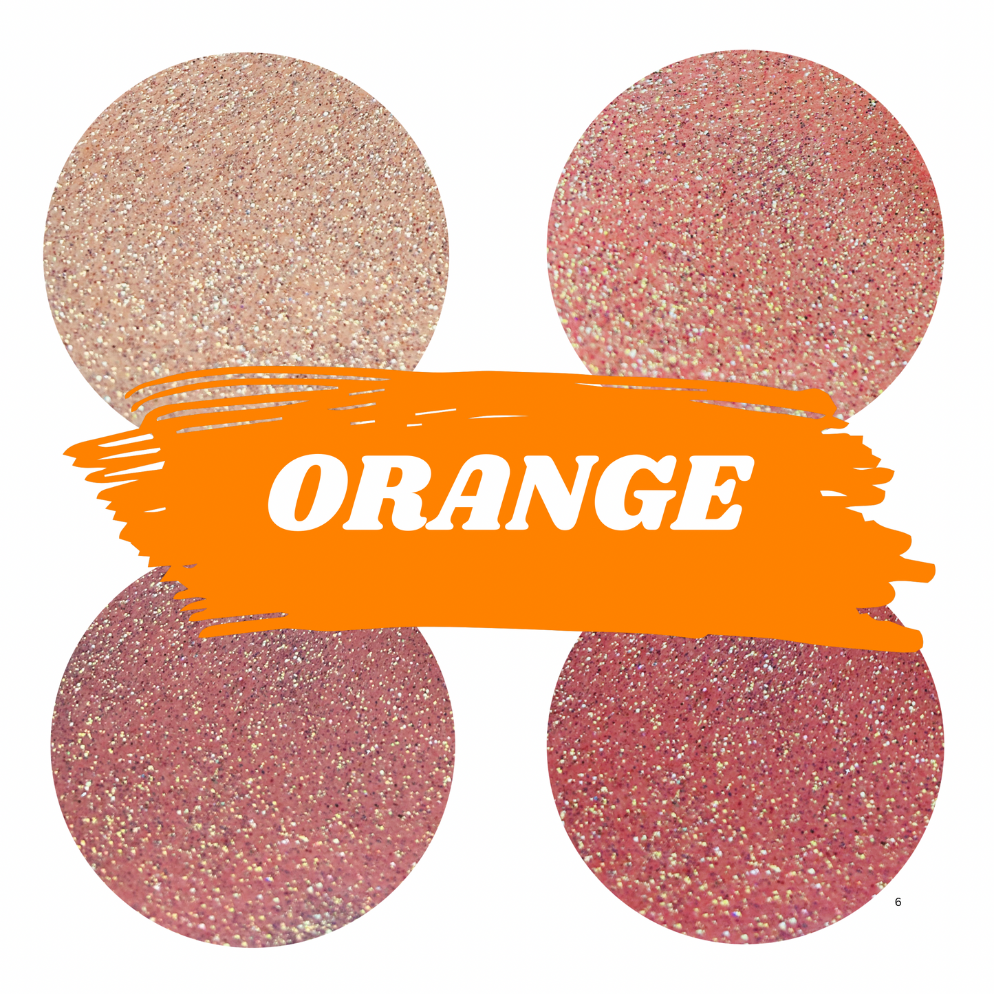 SipsByChlo - Ultra Fine Glitter - ORANGES
