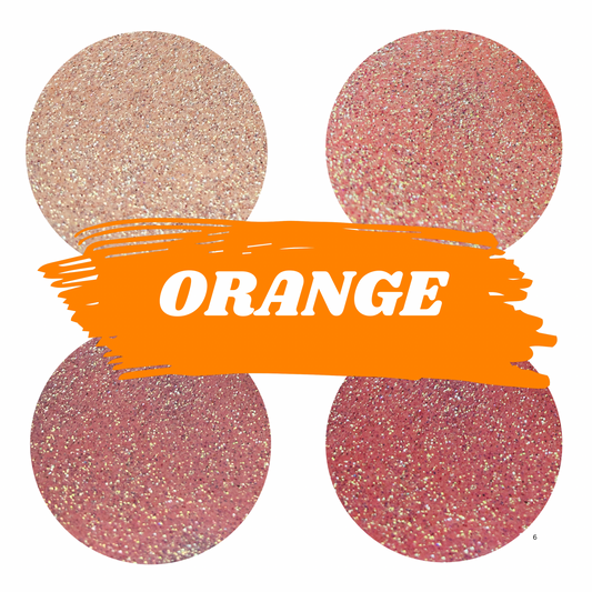 SipsByChlo - Ultra Fine Glitter - ORANGES
