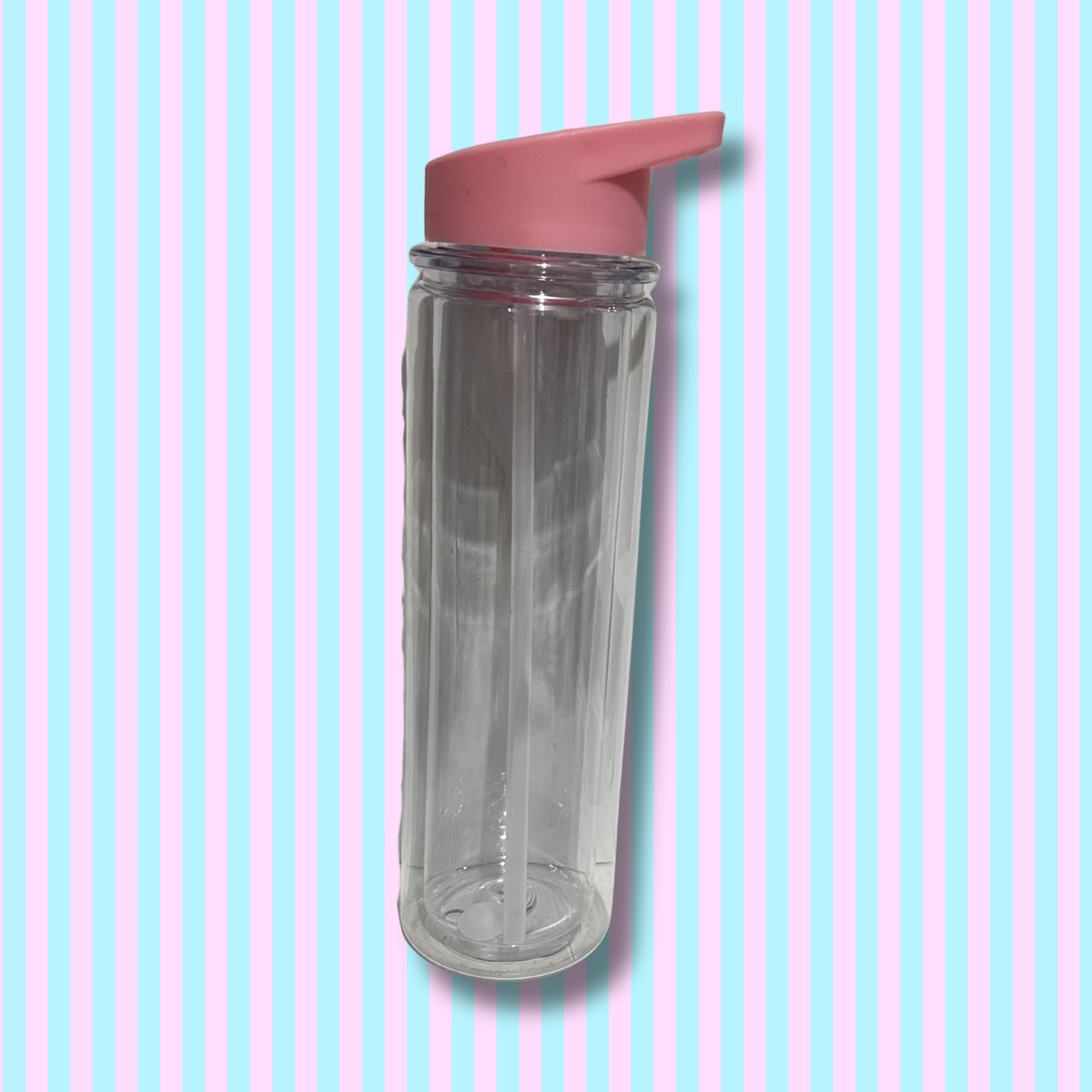 500ml Large Acrylic Drink Bottle - Snow Globe