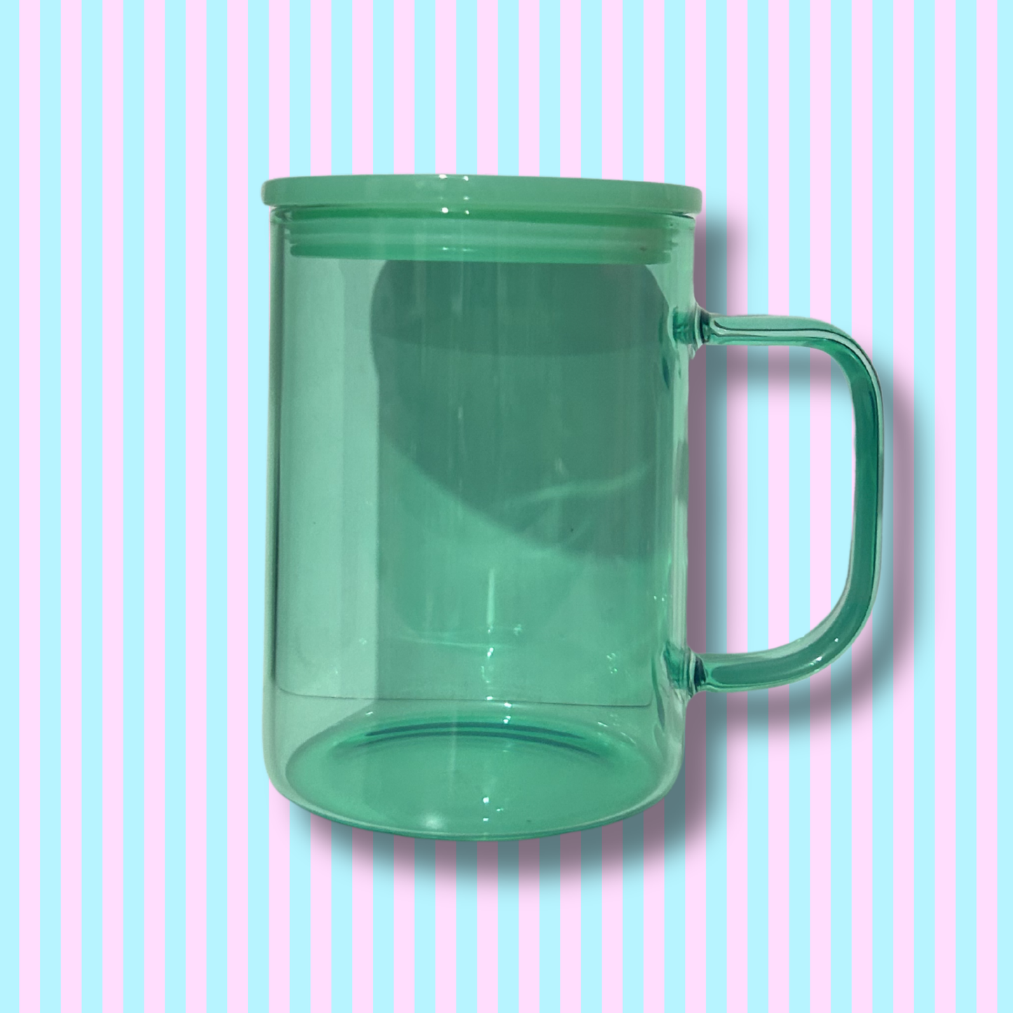 16oz Glass - Handled Mug