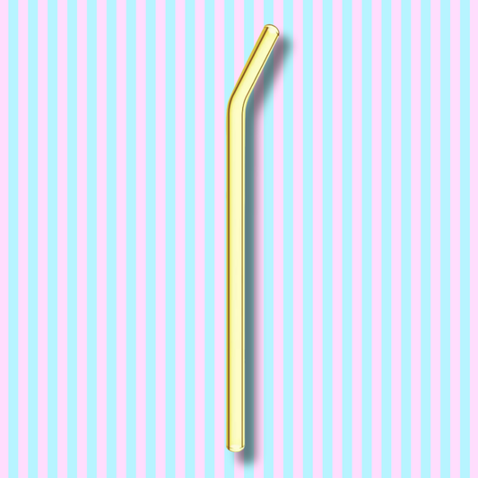 Glass Coloured Straws