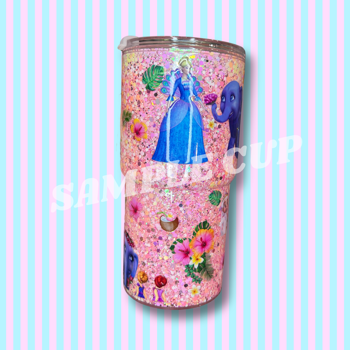 16oz Acrylic Travel Mug - Snow Globe