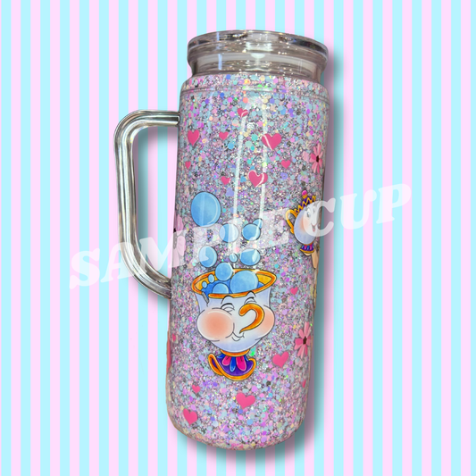 20oz Acrylic - Handled - Snow Globe
