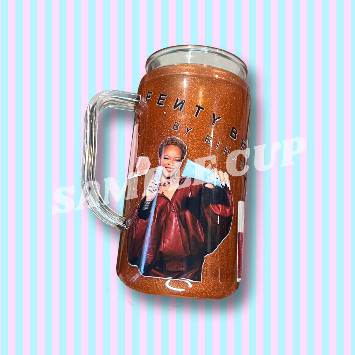 16oz Acrylic- Handled - Snow Globe - Standard