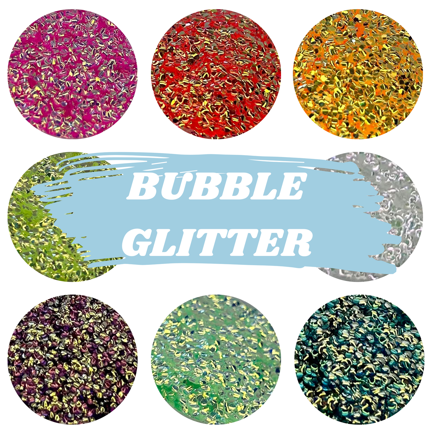 Bubble Butt - Bubble Glitter Range - 12 Colours in 2 Sizes