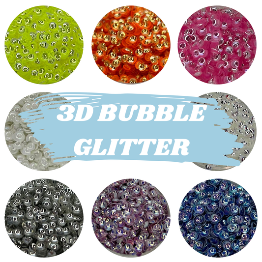 Barbielicious - 3D Bubble Glitter Collection - 22 Colours Available