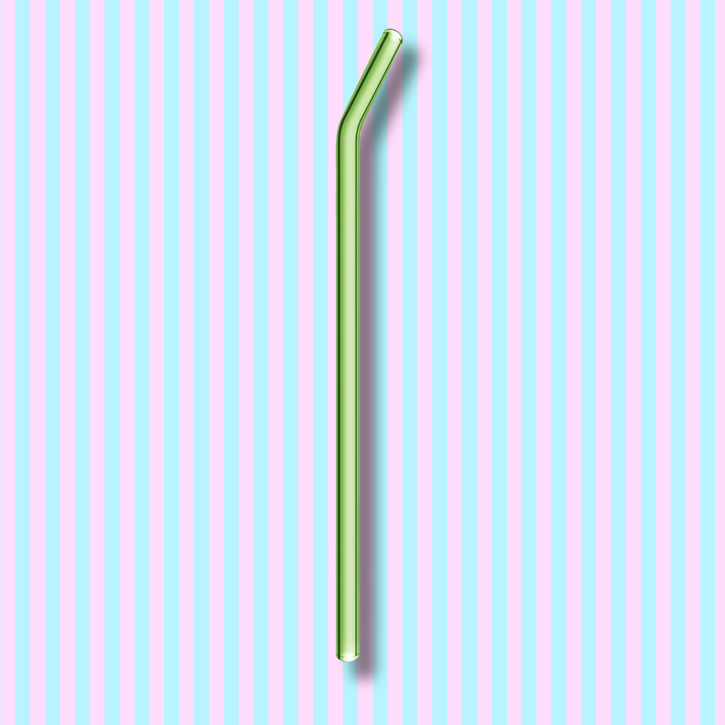 Glass Coloured Straws