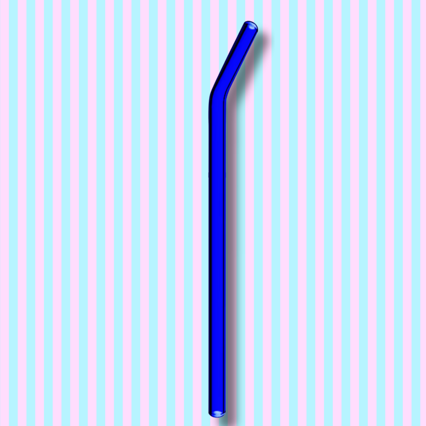 Glass Coloured Straws