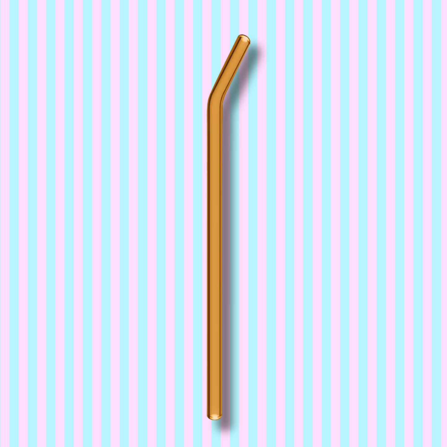 Glass Coloured Straws