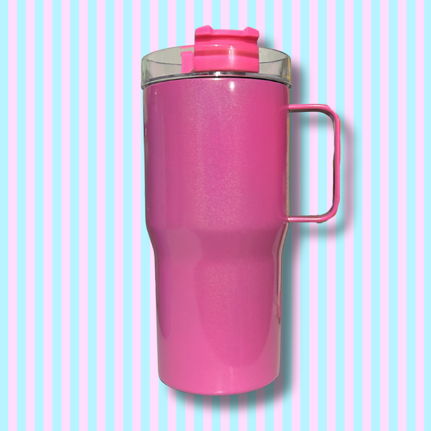 20oz Stainless Steel Shimmer - Handle Tumbler