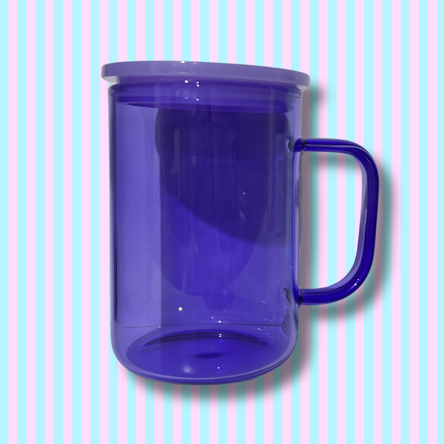 16oz Glass - Handled Mug