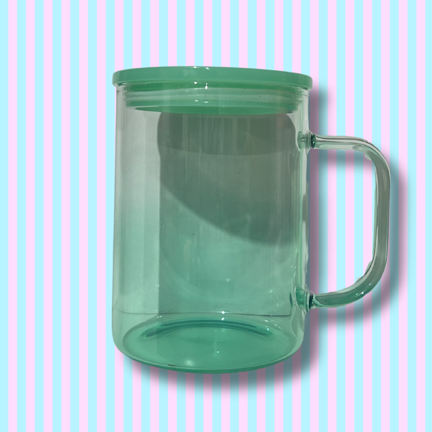 16oz Glass - Handled Mug