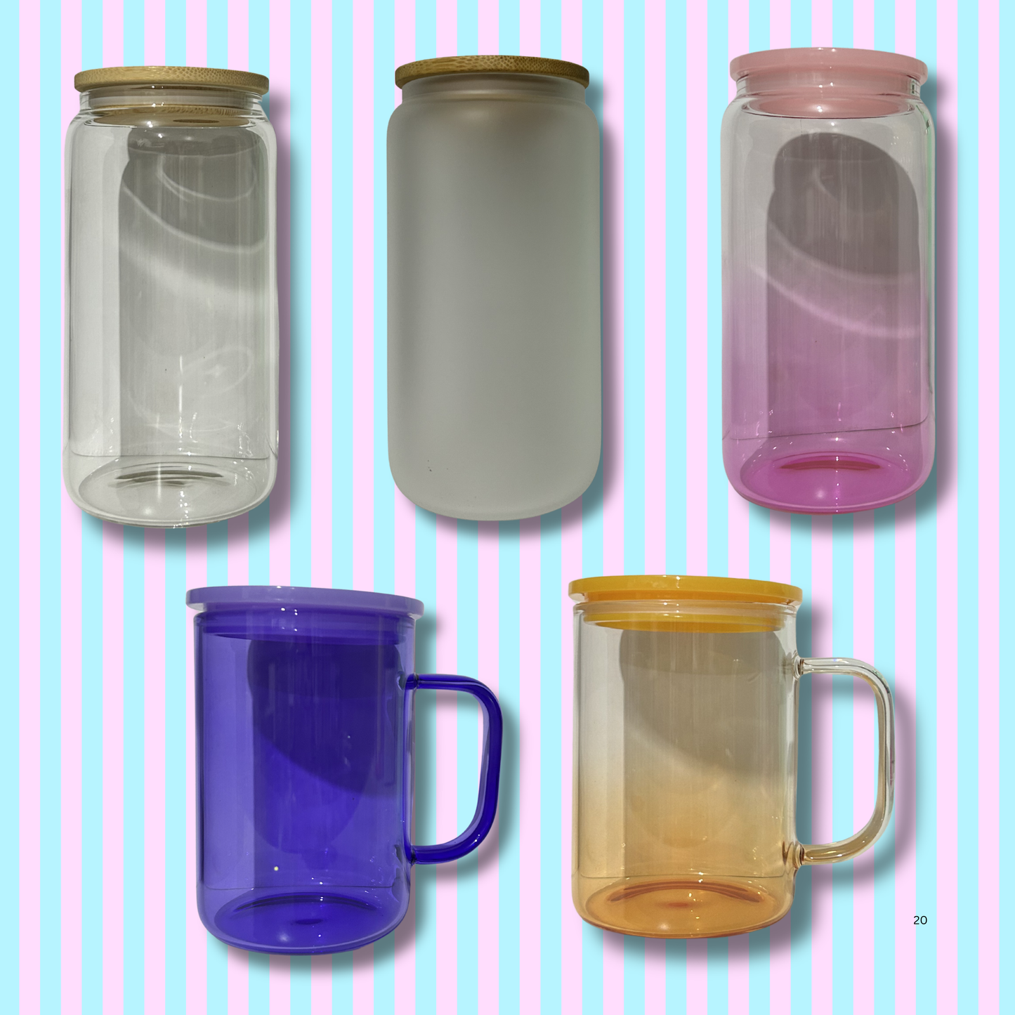 Tumblers - Glass & Acrylic (NON-Snow Globes)