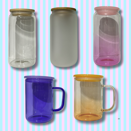 Tumblers - Glass & Acrylic (NON-Snow Globes)