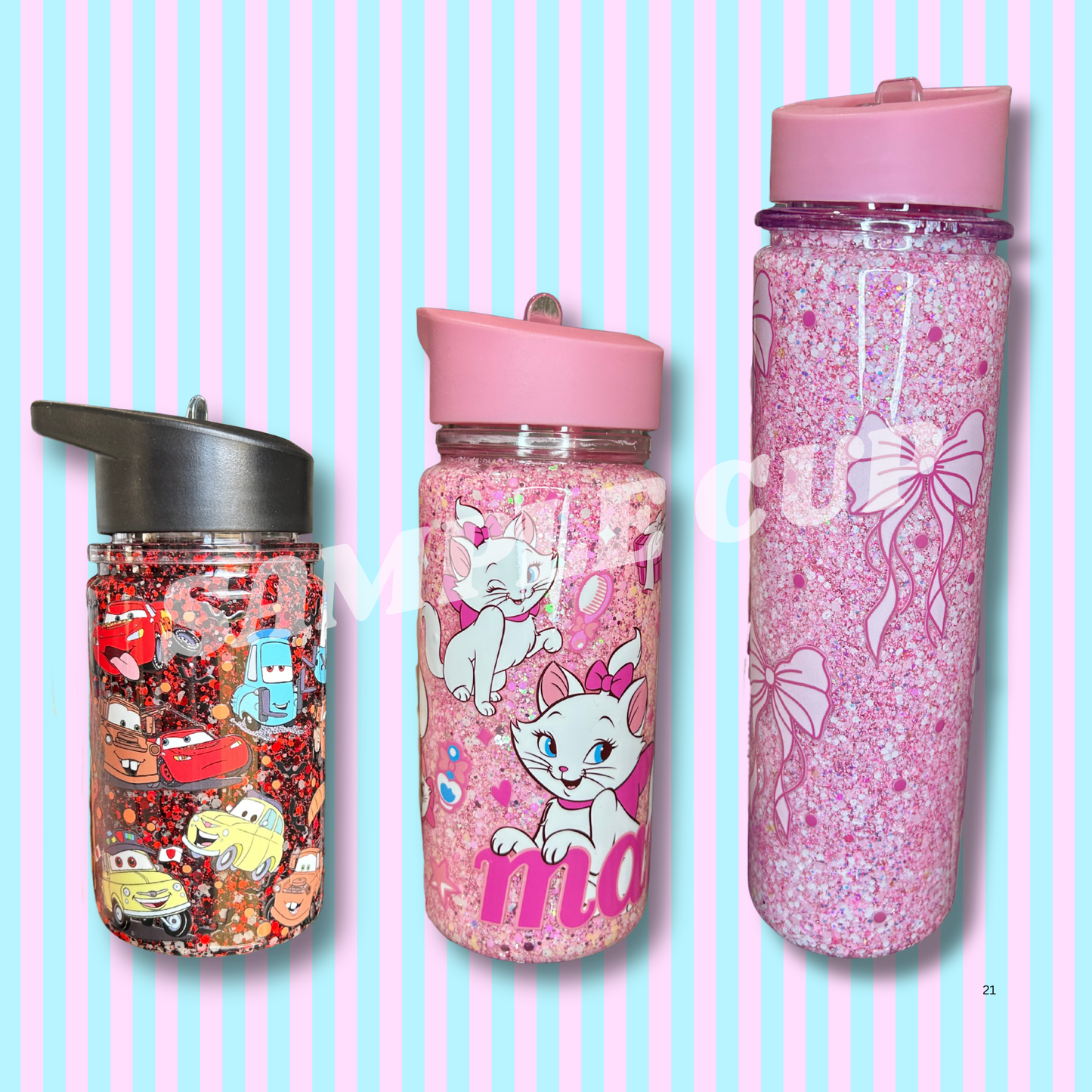 Acrylic - Drink Bottles - Snow Globes