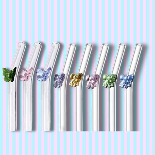 Glass Decorative Straws
