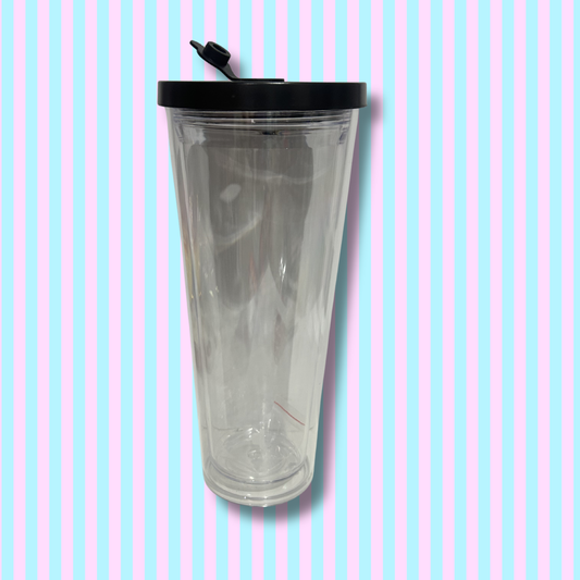24oz - Acrylic Stadium - BOBA - Snow Globe