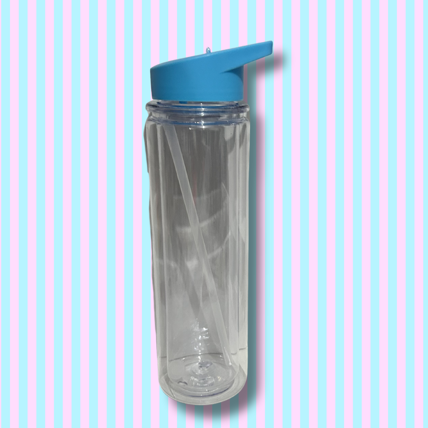 500ml Large Acrylic Drink Bottle - Snow Globe