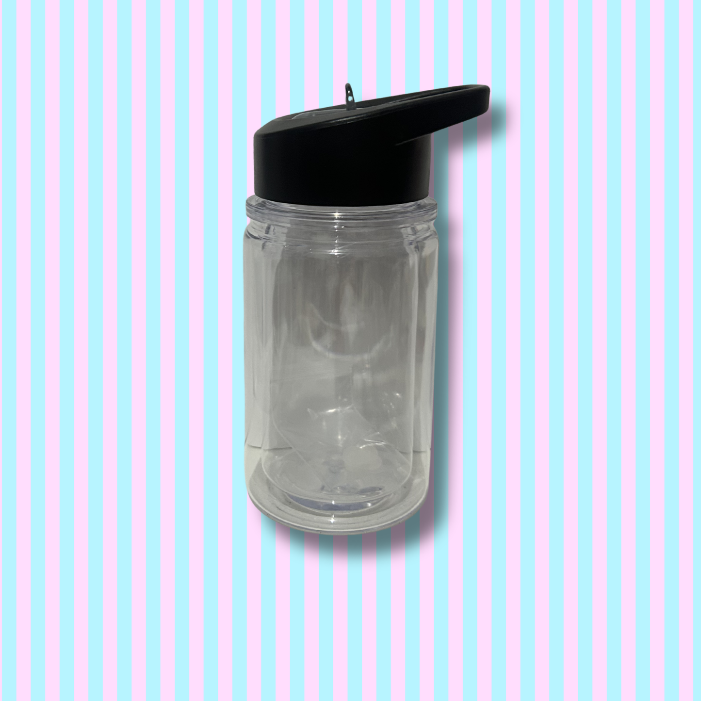 250ml Small Acrylic Drink Bottle - Snow Globe