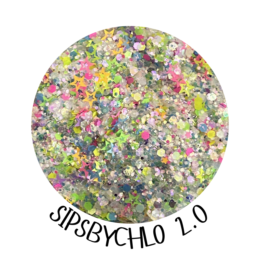 SipsByChlo - Chunky Glitter Mix - WHITES