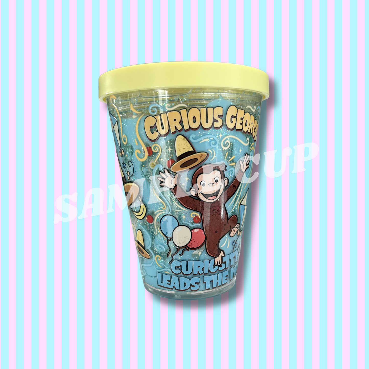 12oz - Acrylic Stadium - BOBA - Snow Globe