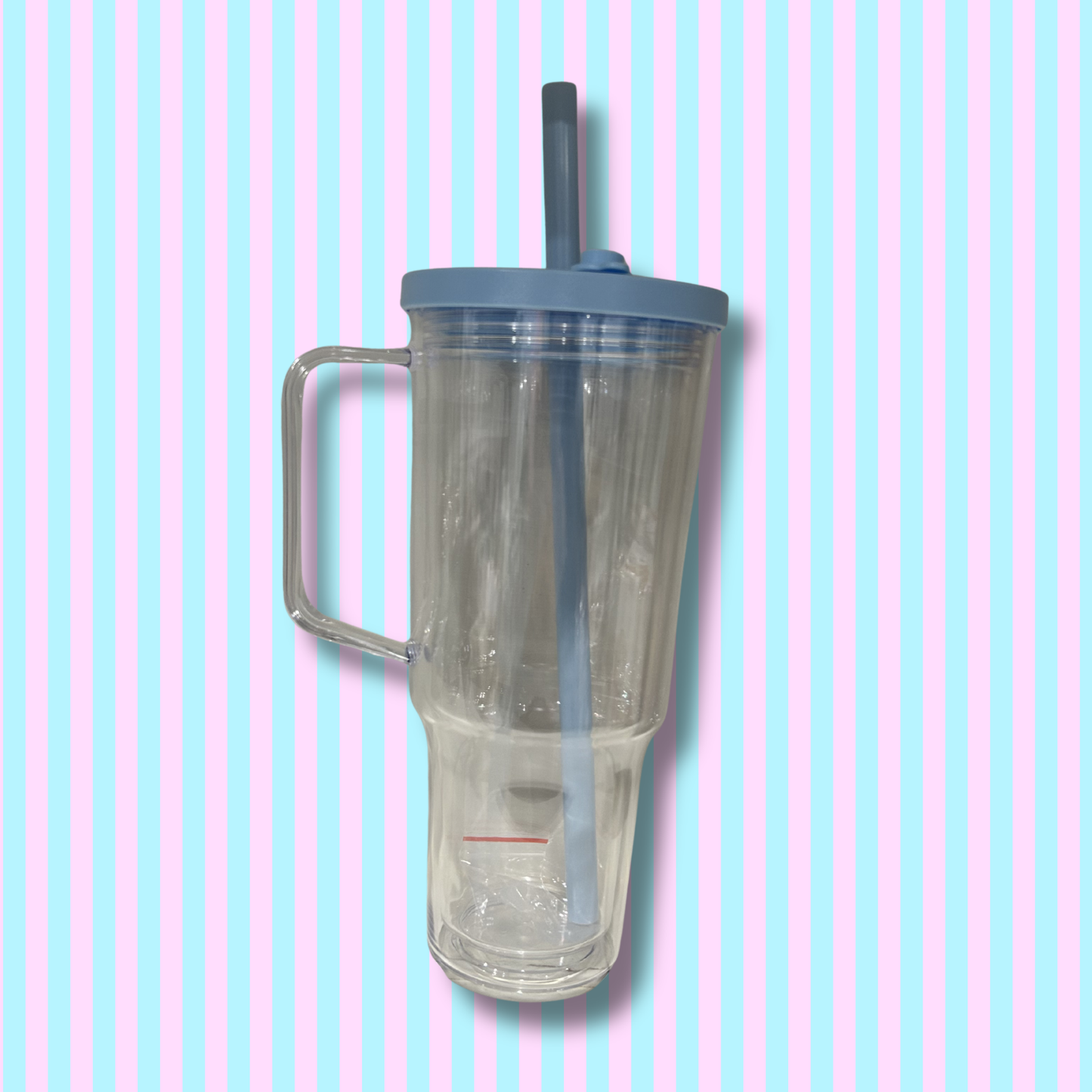 30oz Acrylic -Handle - Snow Globe