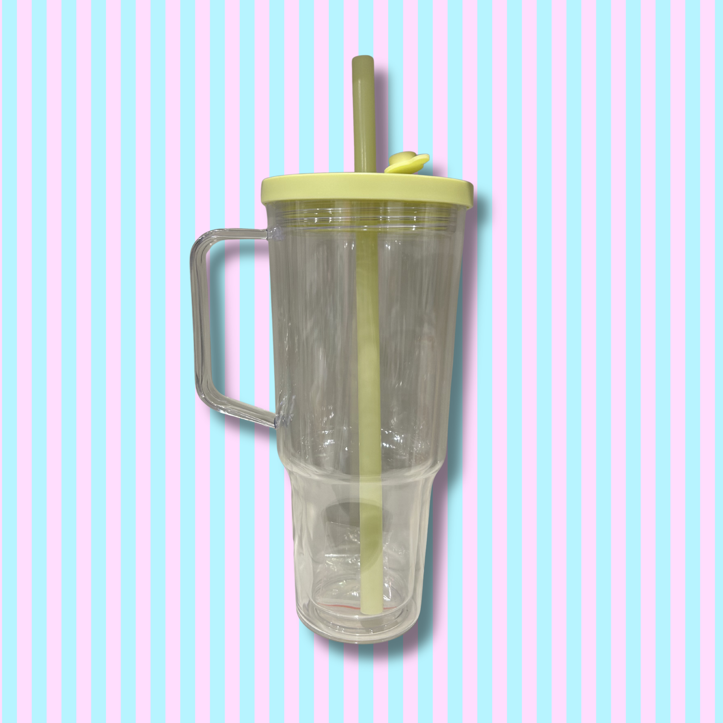 30oz Acrylic -Handle - Snow Globe